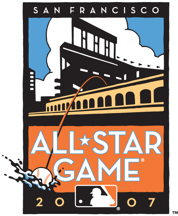 MLB All-Star Game 2007 Alternate Logo v4 iron on transfers for T-shirts